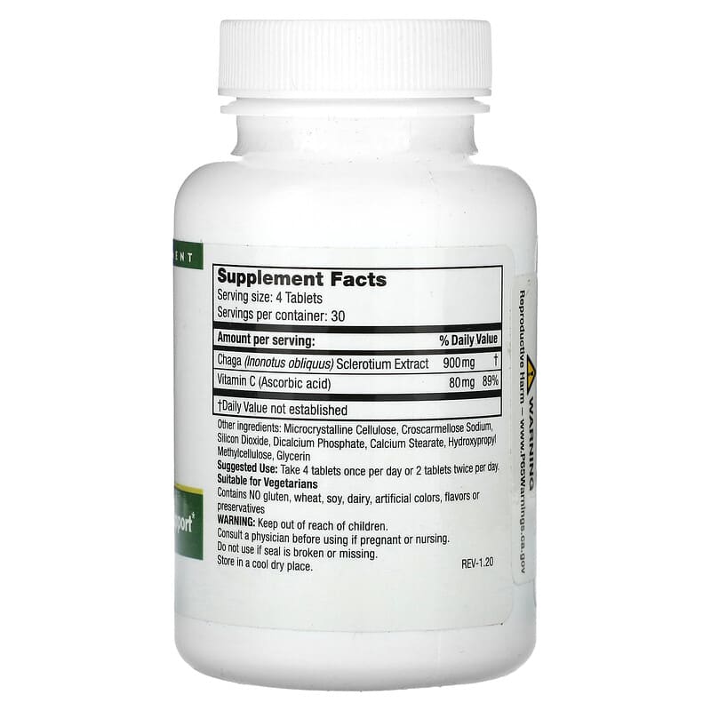 Mushroom Wisdom Super Chaga 120 tabs