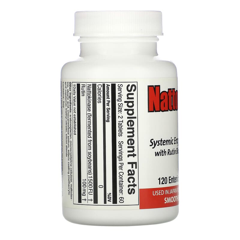 Naturally Vitamins Nattokinase 1500 120 tabs