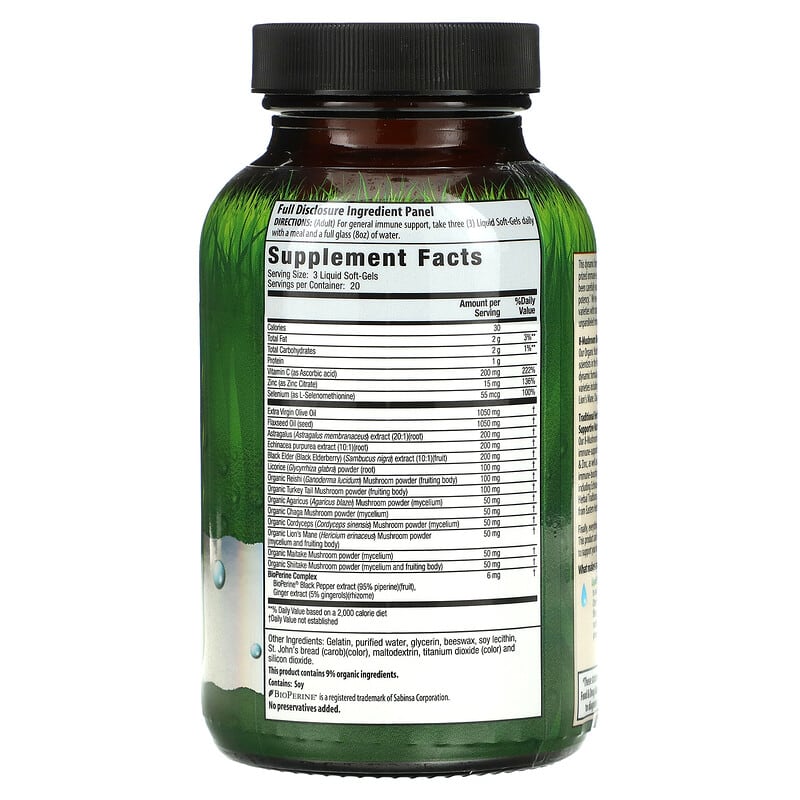 Irwin Naturals Mushroom-8 Pure Defense 60 sgels