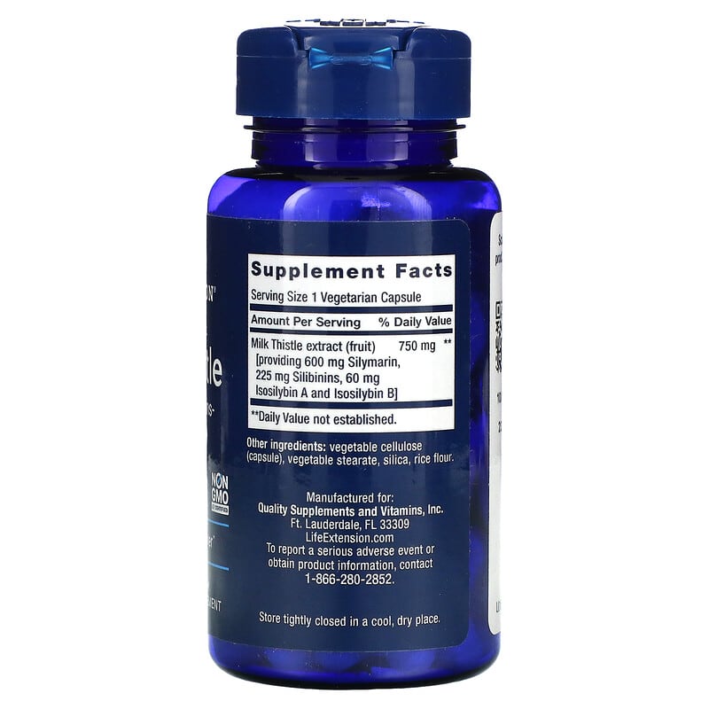 Life Extension Milk Thistle 60 vcaps