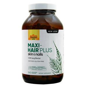 Country Life Maxi-Hair Plus BEST BY 10/25 240 vcaps