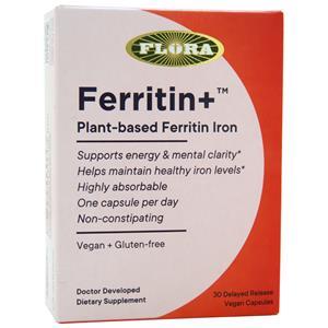 Flora Ferritin+ BEST BY 10/25 30 vcaps