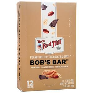 Bob's Red Mill Bob's Bar Peanut Butter, Chocolate & Oats 12 bars