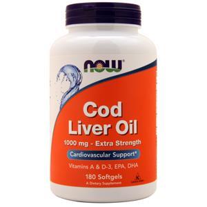 Now Cod Liver Oil (1000mg) 180 sgels
