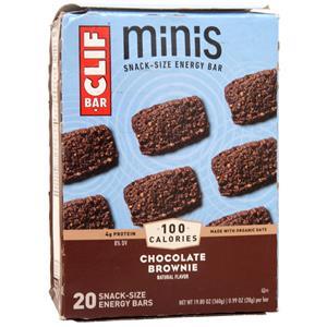 Clif Bar Minis Snack-Size Energy Bar Chocolate Brownie 20 bars