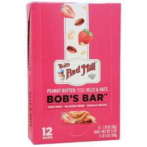 Bob's Red Mill Bob's Bar Peanut Butter, Jelly & Oats 12 bars