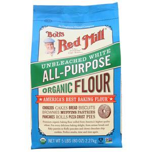 Bob's Red Mill Unbleached White All-Purpose Organic Flour 80 oz