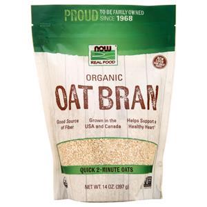 Now Organic Oat Bran 14 oz