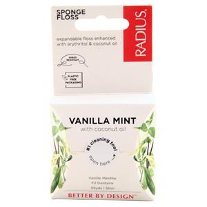 Radius Sponge Floss Vanilla Mint with Coconut Oil 1 unit