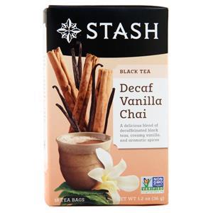 Stash Black Tea Decaf Vanilla Chai 18 pckts