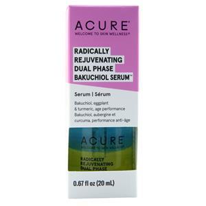 Acure Radically Rejuvenating Dual Phase Bakuchiol Serum 0.67 fl.oz