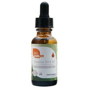 Zahler Vitamin D3 & K2 Liquid 1 fl.oz