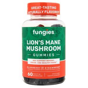 Fungies Lion's Mane Mushroom Gummies Blueberry and Strawberry 60 gummy