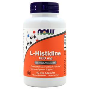 Now L-Histidine (600mg) 60 vcaps