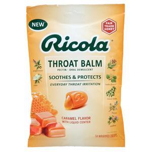 Ricola Throat Balm Caramel 34 drops