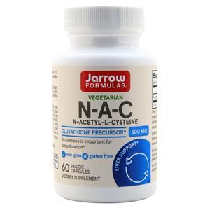 Jarrow NAC - N-Acetyl-L-Cysteine (500mg) 60 vcaps