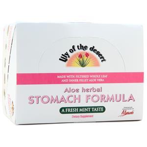Lily of the Desert Aloe Herbal Stomach Formula Shots Fresh Mint 12 count