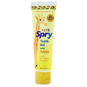 Spry Kid's Spry Tooth Gel with Xylitol Strawberry Banana 2 fl.oz