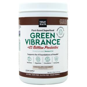 Vibrant Health Green Vibrance Powder Chocolate Coconut 12.35 oz