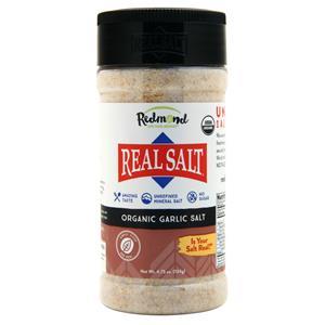 Redmond Life Real Salt Seasonings - Organic Garlic Salt 4.75 oz