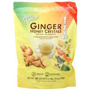 Prince of Peace Ginger Honey Crystals - Instant Beverage Assorted 30 pckts