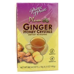 Prince of Peace Ginger Honey Crystals - Instant Beverage Plum 10 pckts