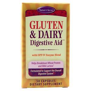 Nature's Secret Gluten & Dairy Digestive Aid 50 caps