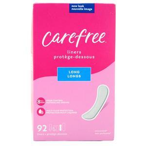 Carefree Liners Long - Unscented 92 count