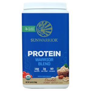 SunWarrior Warrior Blend - Plant Based Organic Protein Chocolate Peanut Butter 750 grams