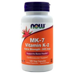 Now MK-7 Vitamin K-2 Extra Strength (300mcg) 120 vcaps