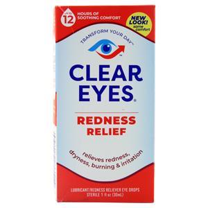Clear Eyes Lubricant/Redness Reliever Eye Drops Redness Relief 1 fl.oz