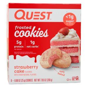 Quest Nutrition Frosted Cookies Strawberry Cake 8 count
