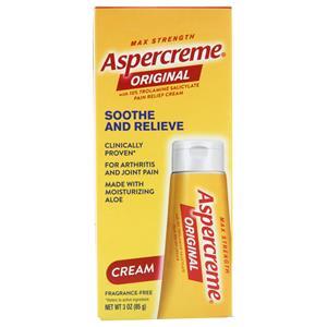 Aspercreme Original Pain Relief Cream Fragrance-Free 3 oz