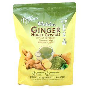 Prince of Peace Ginger Honey Crystals - Instant Beverage Matcha 25 pckts
