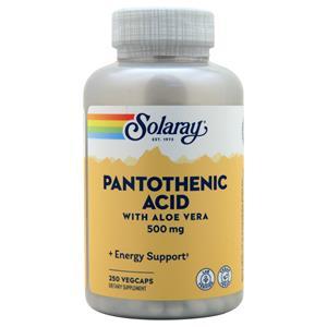 Solaray Pantothenic Acid (500mg) 250 vcaps
