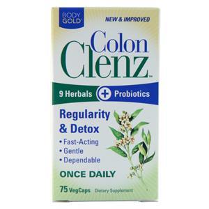 Body Gold Colon Clenz 75 vcaps