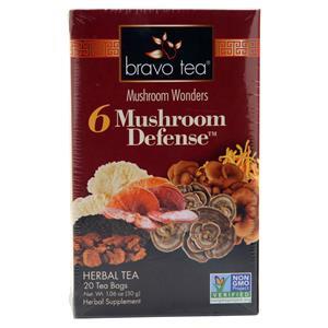 Bravo Tea Mushroom Wonders - 6 Mushroom Defense Herbal Tea 20 pckts