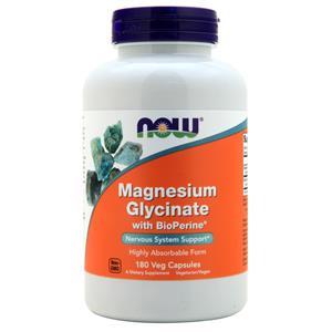 Now Magnesium Glycinate with BioPerine 180 vcaps