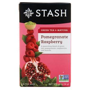 Stash Green Tea & Matcha Pomegranate Raspberry 18 pckts
