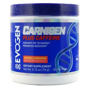 Evogen Carnigen plus Caffeine Mango Lemonade EXPIRES 11/25 2.75 oz