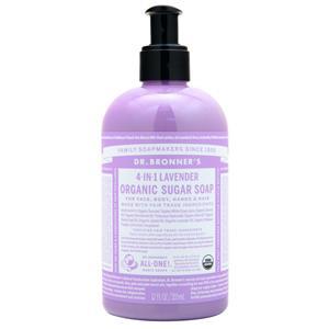 Dr. Bronner's Organic Sugar Soap Lavender 12 fl.oz