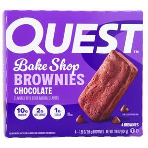 Quest Nutrition Bake Shop Brownies Chocolate BEST BY 11/6/25 4 count