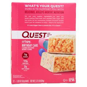 Quest Nutrition Quest Hero Protein Bar Crispy Birthday Cake 12 bars