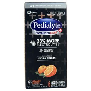 Abbott Pedialyte Advanced Care Orange Breeze 6 pckts