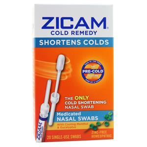 Zicam Cold Remedy Medicated Nasal Swabs 20 count