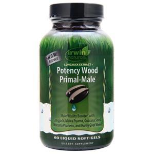 Irwin Naturals Longjack Extract + Potency Wood Primal-Male 60 sgels