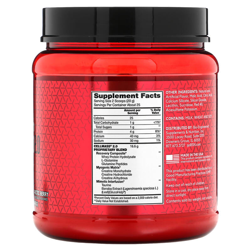 BSN Cellmass 2.0 Arctic Berry 1.06 lbs