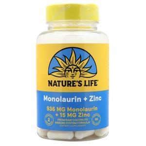 Nature's Life Monolaurin + Zinc 90 caps