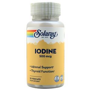 Solaray Iodine (500mcg) 30 vcaps