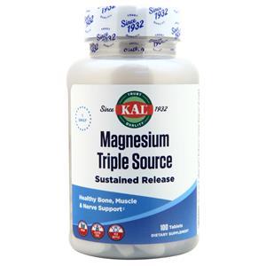 KAL Magnesium Triple Source - Sustained Release 100 tabs